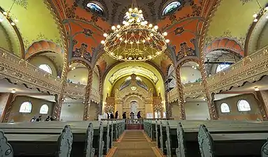 Synagogue Interior during renovation