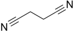 Skeletal formula of succinonitrile