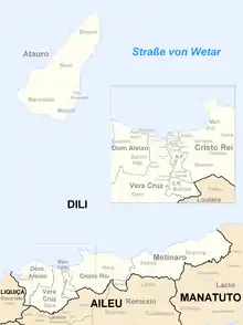 Subdivisions of the municipality