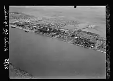 Kosti aerial view in 1936