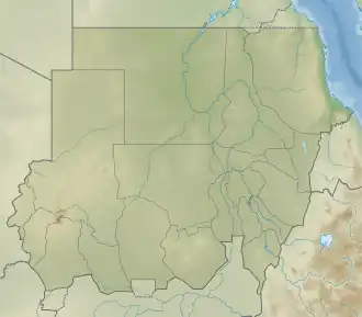 Gebel Sheikh Suleiman is located in Sudan