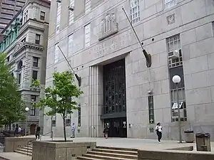 Suffolk County Courthouse, built 1937, Pemberton Square