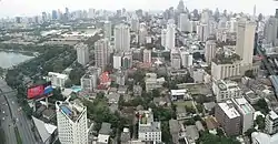 View of Khlong Toei from Asok intersection toward Nana