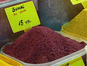 Spice (ground fruit) for sale in Istanbul