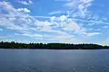 Summer sky over Brantingham Lake