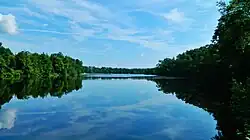 Peshtigo River as seen from Stephenson.