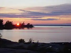 Sunset over Georgian Bay