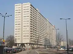 Superjednostka residential unit in Katowice (by Mieczysław Król, 1967–72)