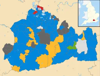 2021 results map