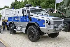 Survivor R in Police configuration as shown at Eurosatory