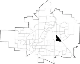 Sutherland Industrial location map