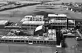 Aerial view of Sutherland High School in 1977