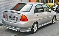 Suzuki Baleno sedan (rear; Indonesia)