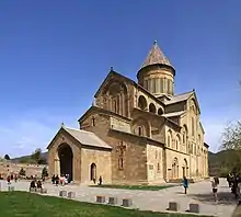 Image 1The construction of Svetitskhoveli Cathedral in Mtskheta, now a UNESCO World Heritage Site, was initiated in the 1020s by George I. (from History of Georgia (country))