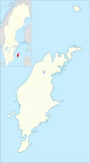 Buttle is located in Gotland