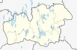 Location map of Kronoberg County in Sweden