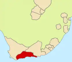 Republic of Swellendam, as shown in red.