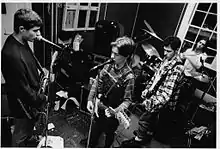 Swirlies in their practice space, 1992