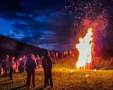 Swiss National Day in Tenna