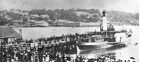 At Manly Wharf