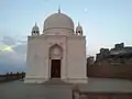 Entrance of the mausoleum