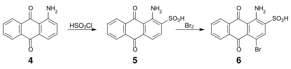 Synthese von Bromaminsäure