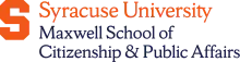 Logo for the Maxwell School of Citizenship and Public Affairs at Syracuse University