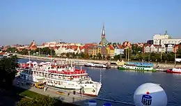 Skyline of Szczecin