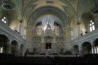 Interior of the Synagogue