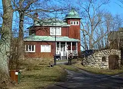 C.R. Nyberg's villa at Täcka Udden, Lidingö, 2020.