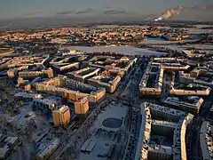 Töölö from air.