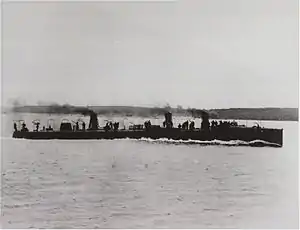 USS Wilkes (TB-35), trnning trials before installation of armament, about 1901.