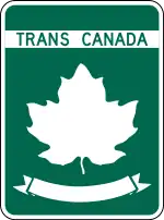 Trans-Canada Highway marker