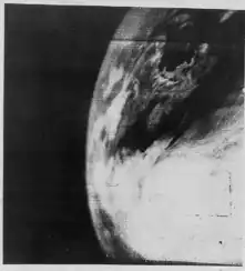 Image 49First television image of Earth from space, taken by TIROS-1 (1960) (from Space exploration)