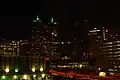 Left to right: Baylor Clinic, St. Luke's Hospital, and Texas Children's Hospital.