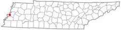 Location of Fulton in Tennessee