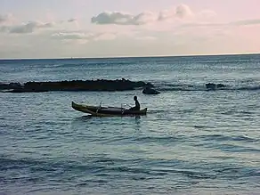 Trolling for fish in Hawaii