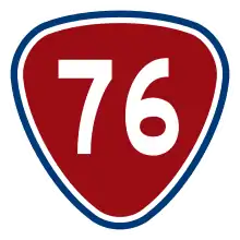 Provincial Highway 76 shield}}