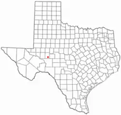 Location of Big Lake, Texas