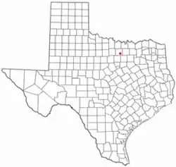 Location of Boyd, Texas