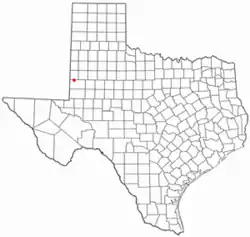 Location of Denver City, Texas