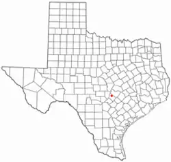 Location of Dripping Springs, Texas