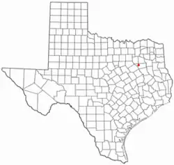 Location of Enchanted Oaks, Texas