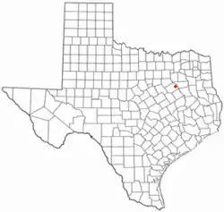 Location of Goodlow, Texas