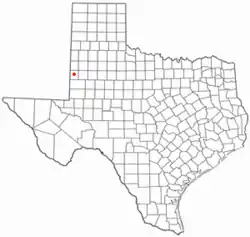 Location of Plains, Texas