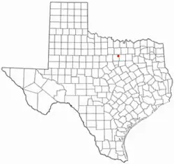 Location of Sanctuary, Texas