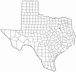 Location of Seven Points, Texas