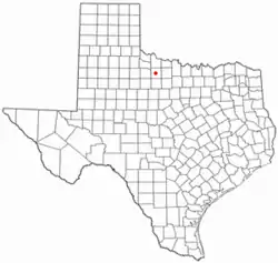 Location of Seymour, Texas