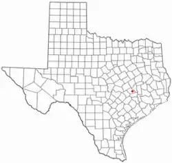 Location of Snook, Texas