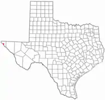 Location of Socorro, Texas